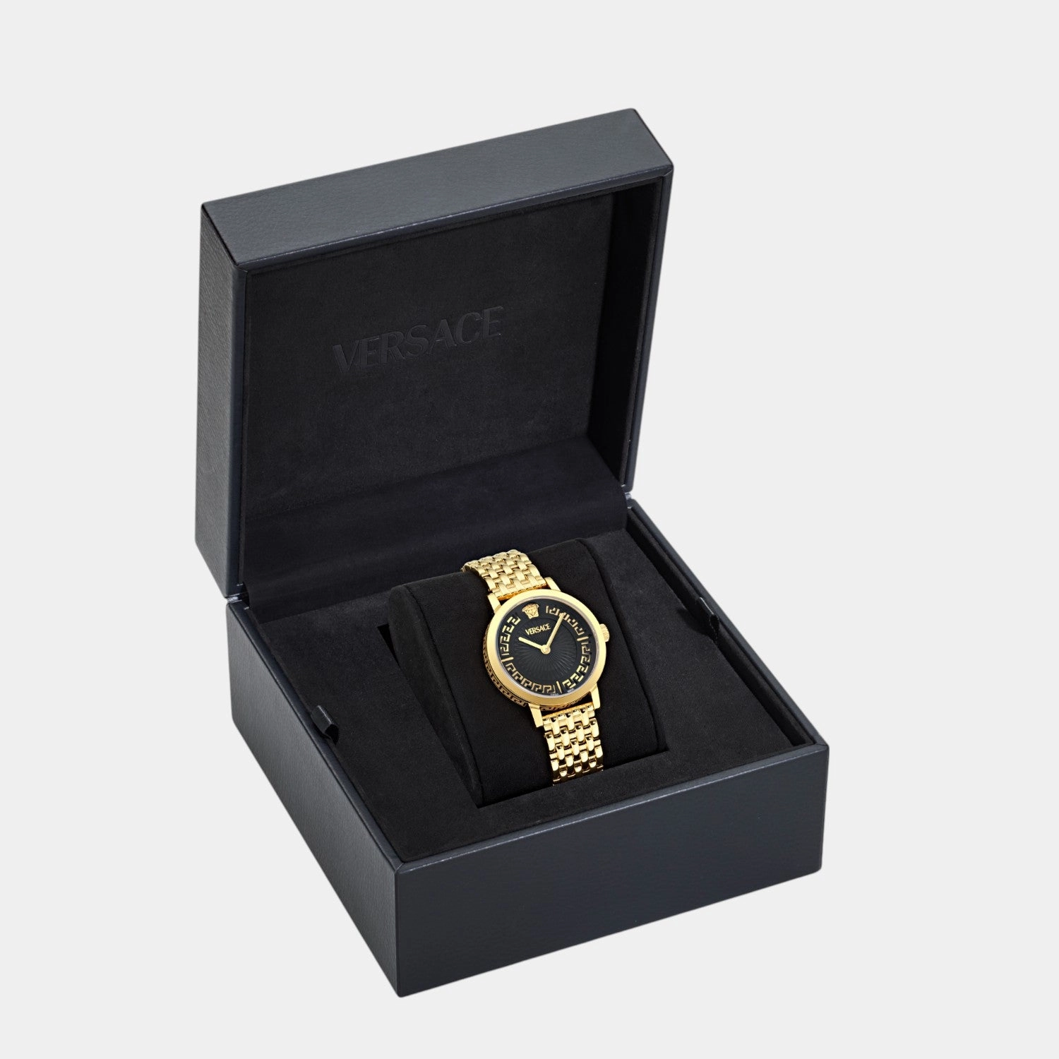 Women Quartz Black Dial Analog Stainless Steel Watch VE0A00525