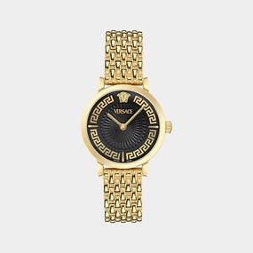 Women Quartz Black Dial Analog Stainless Steel Watch VE0A00525
