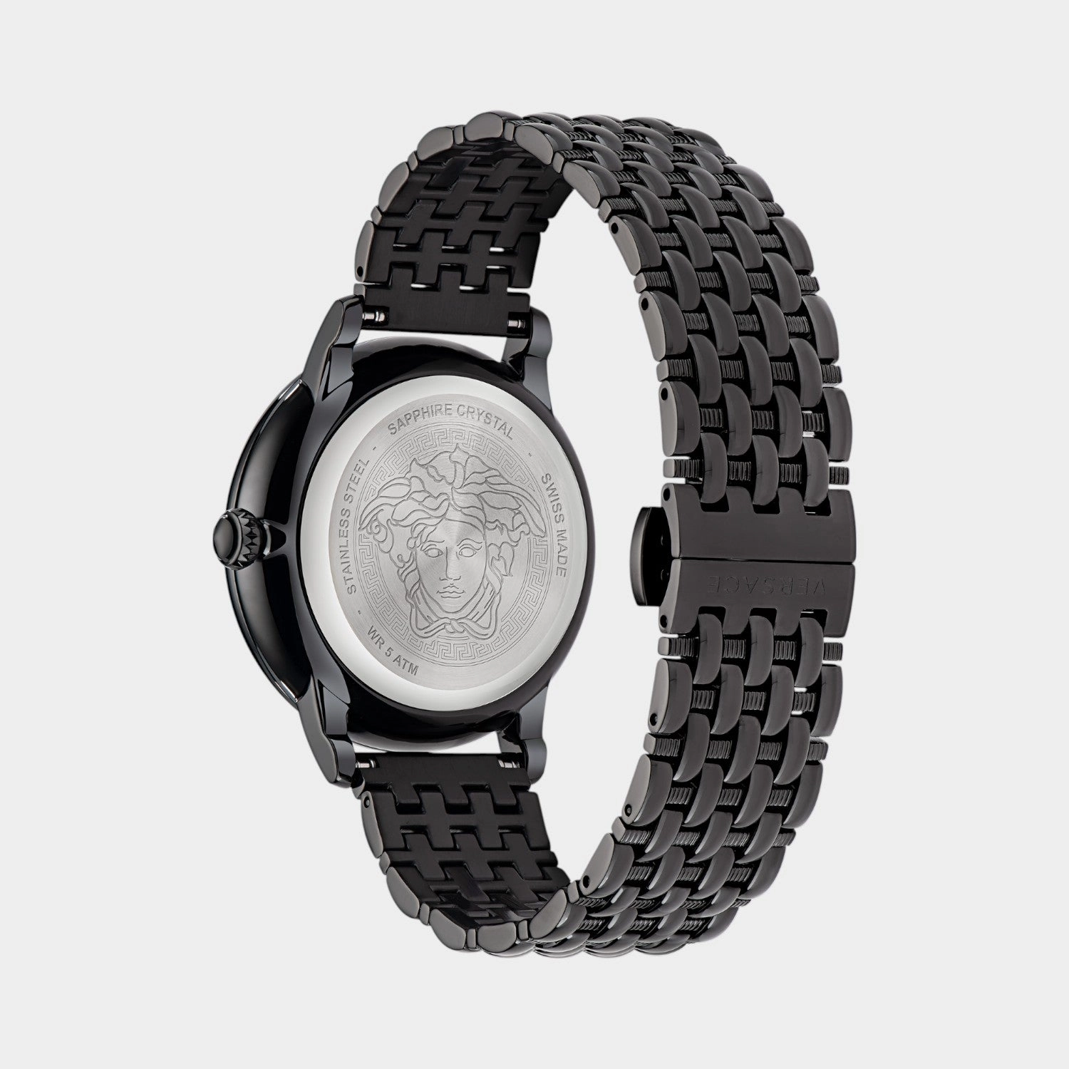 Women Quartz Black Dial Analog Stainless Steel Watch VE2R00922