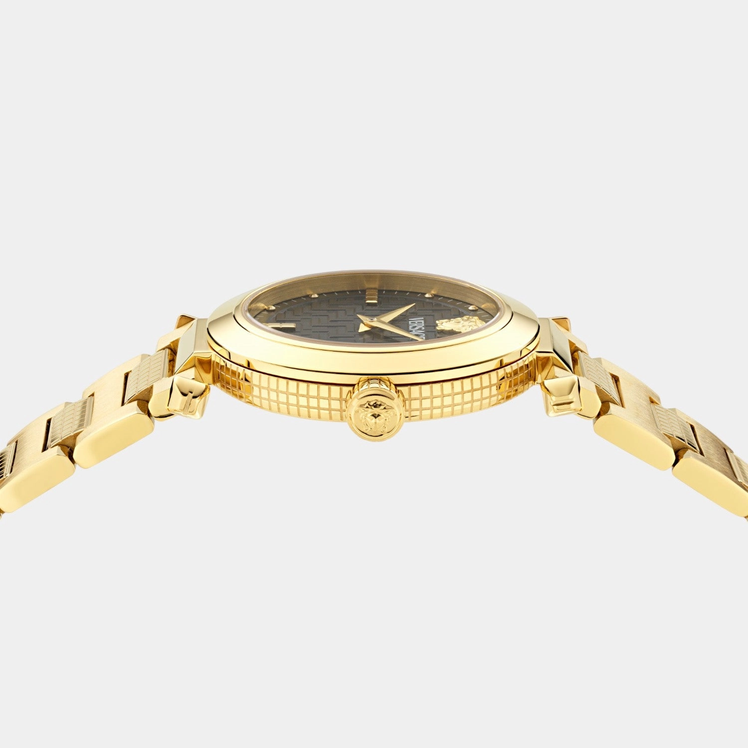 Women Quartz Black Dial Analog Stainless Steel Watch VE5B00625