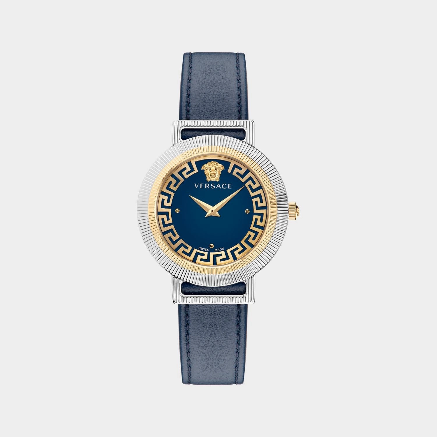 Women Quartz Blue Dial Analog Leather Watch VE3D00122