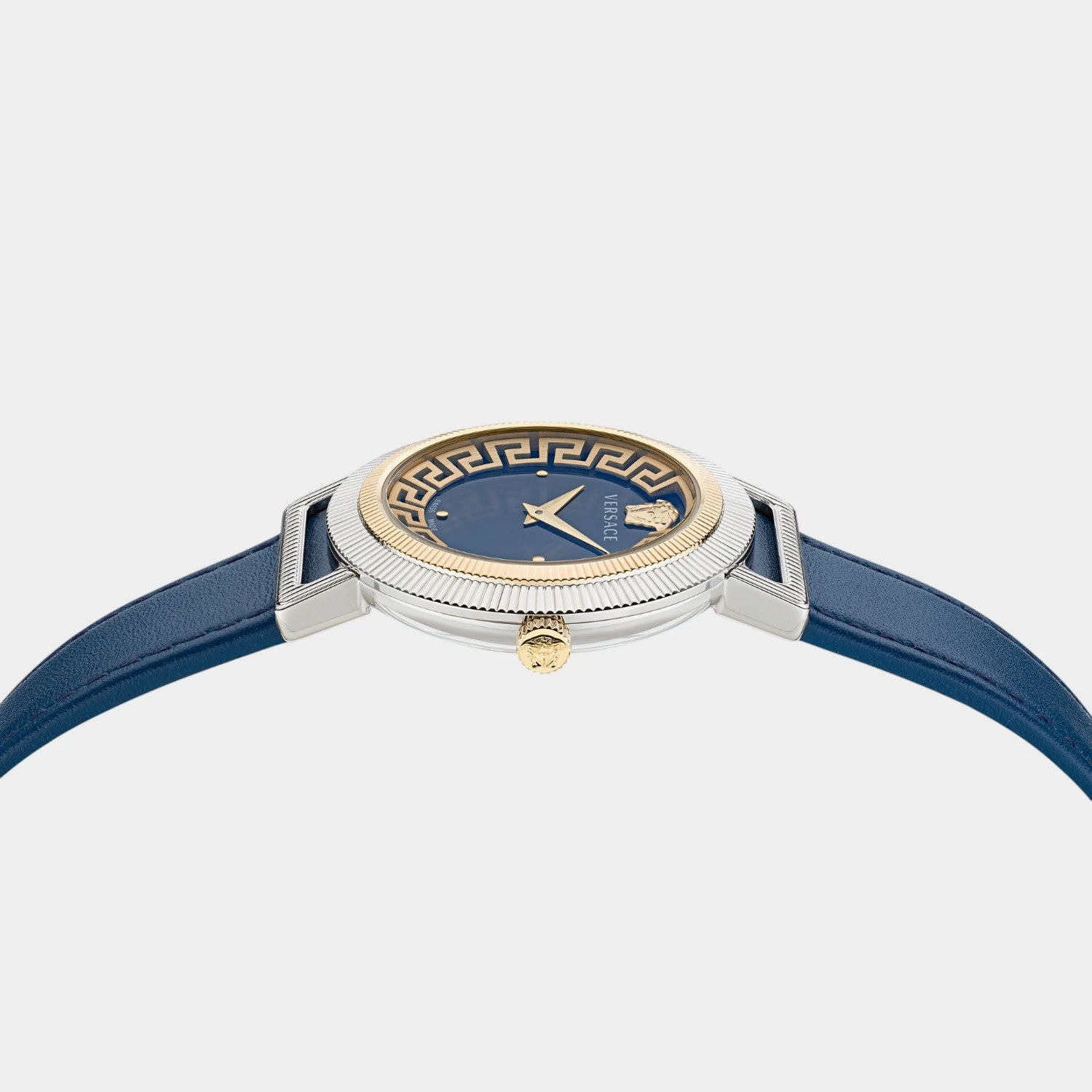 Women Quartz Blue Dial Analog Leather Watch VE3D00122