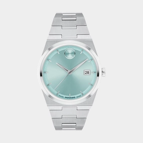 Women Quartz Blue Dial Analog Stainless Steel Watch 3601186