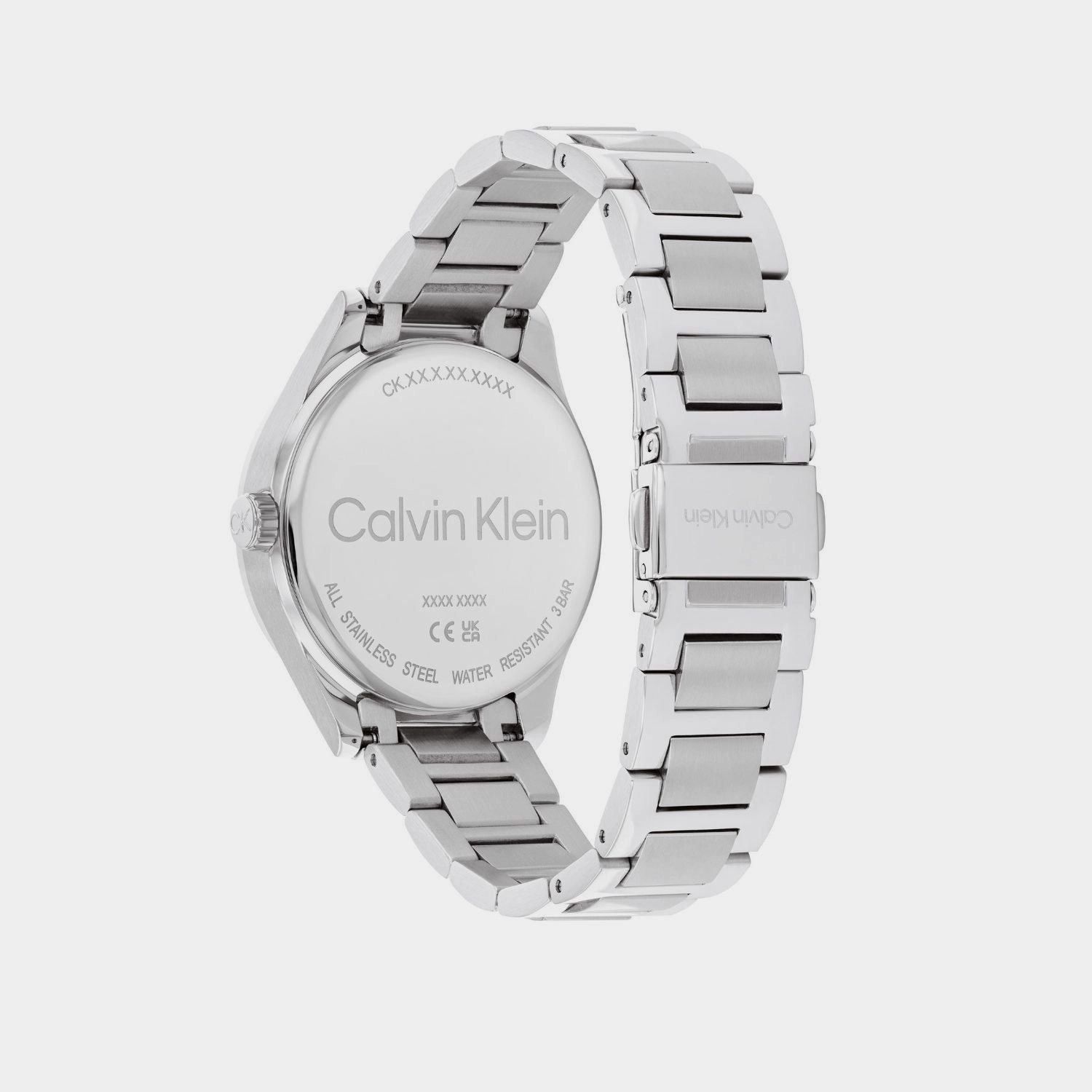 Women Quartz Blush Dial Multi-Function Stainless Steel Watch 25100007