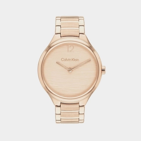 Women Quartz Gold Dial Analog Stainless Steel Watch 25100050