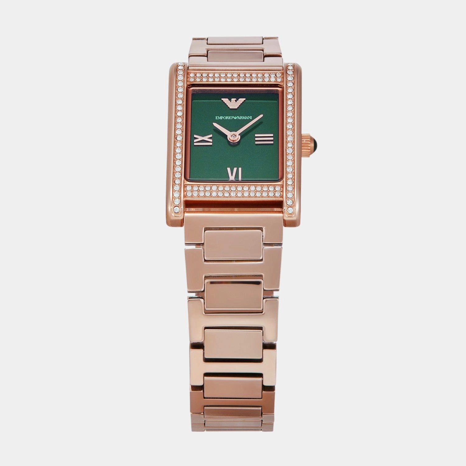 Women Quartz Green Dial Analog Stainless Steel Watch AR11641