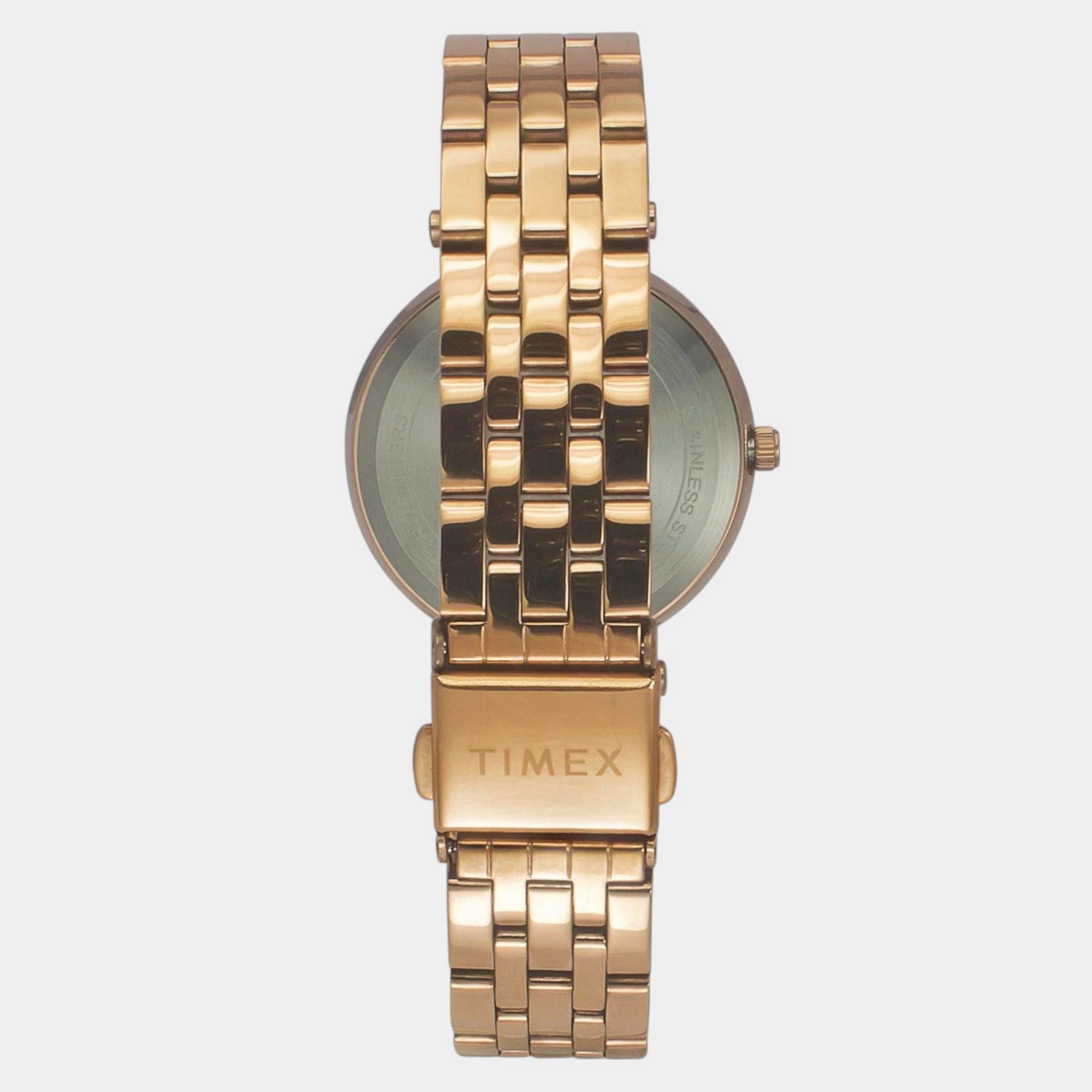 Women Quartz Green Dial Analog Stainless Steel Watch TWEL19103