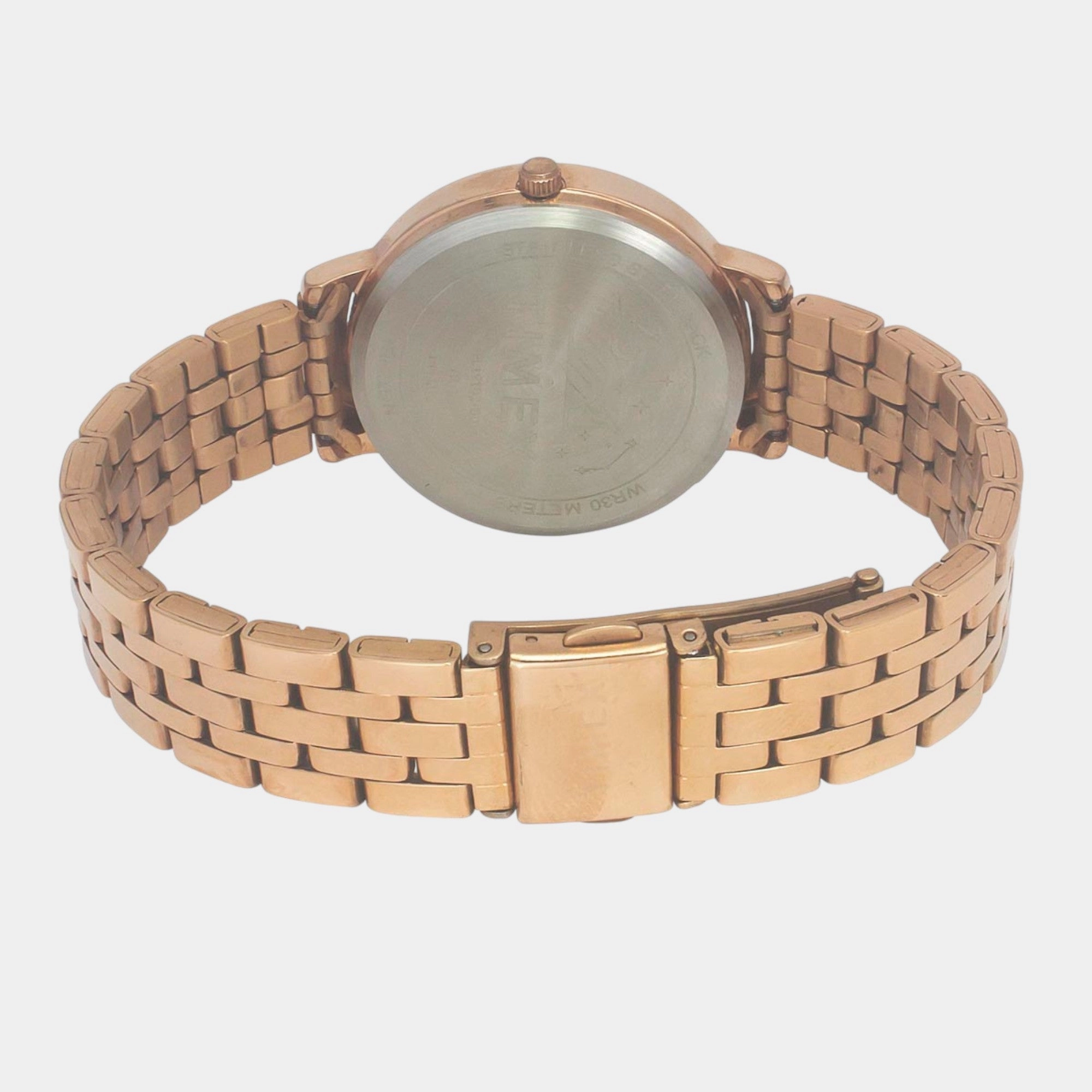 Women Quartz Green Dial Analog Stainless Steel Watch TWEL19103