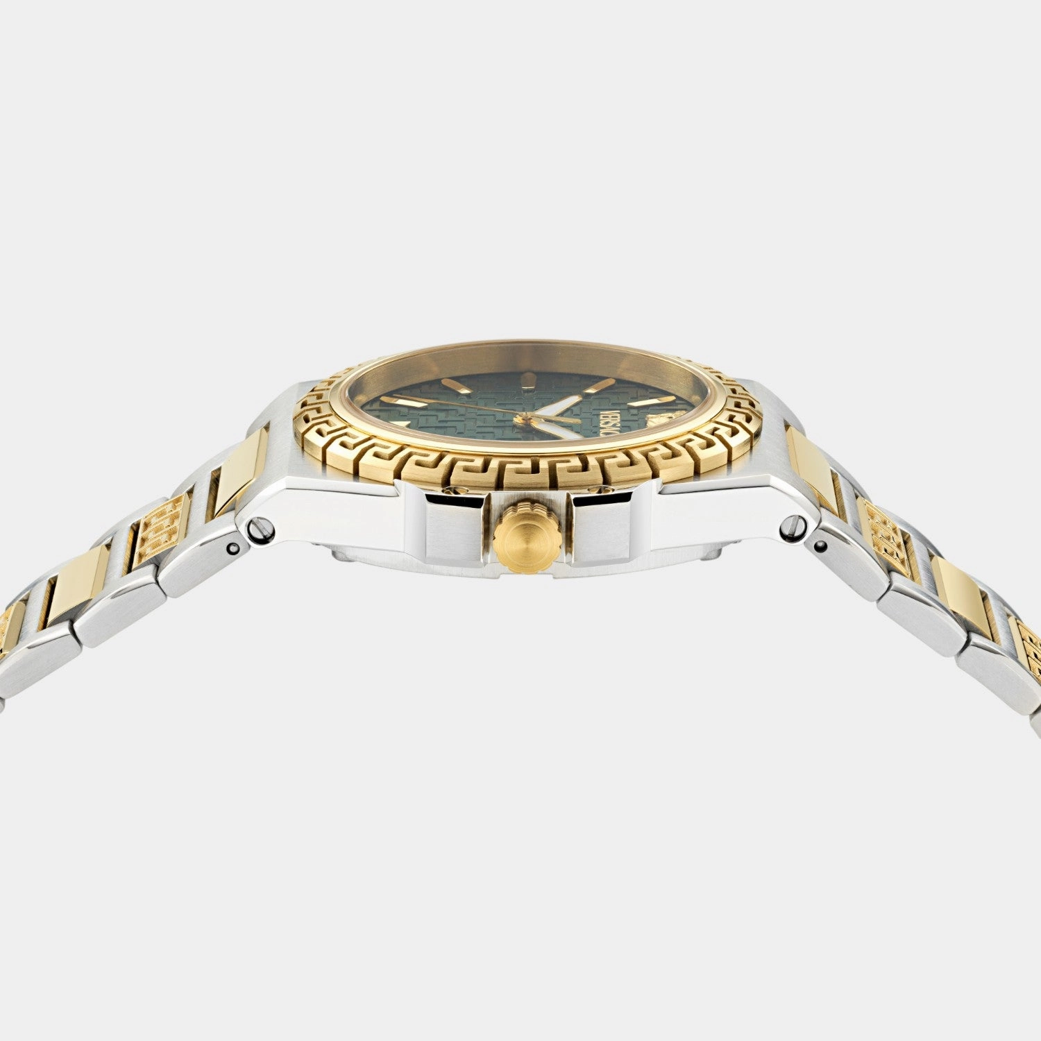 Women Quartz Green Dial Analog Stainless Steel Watch VE0D00425