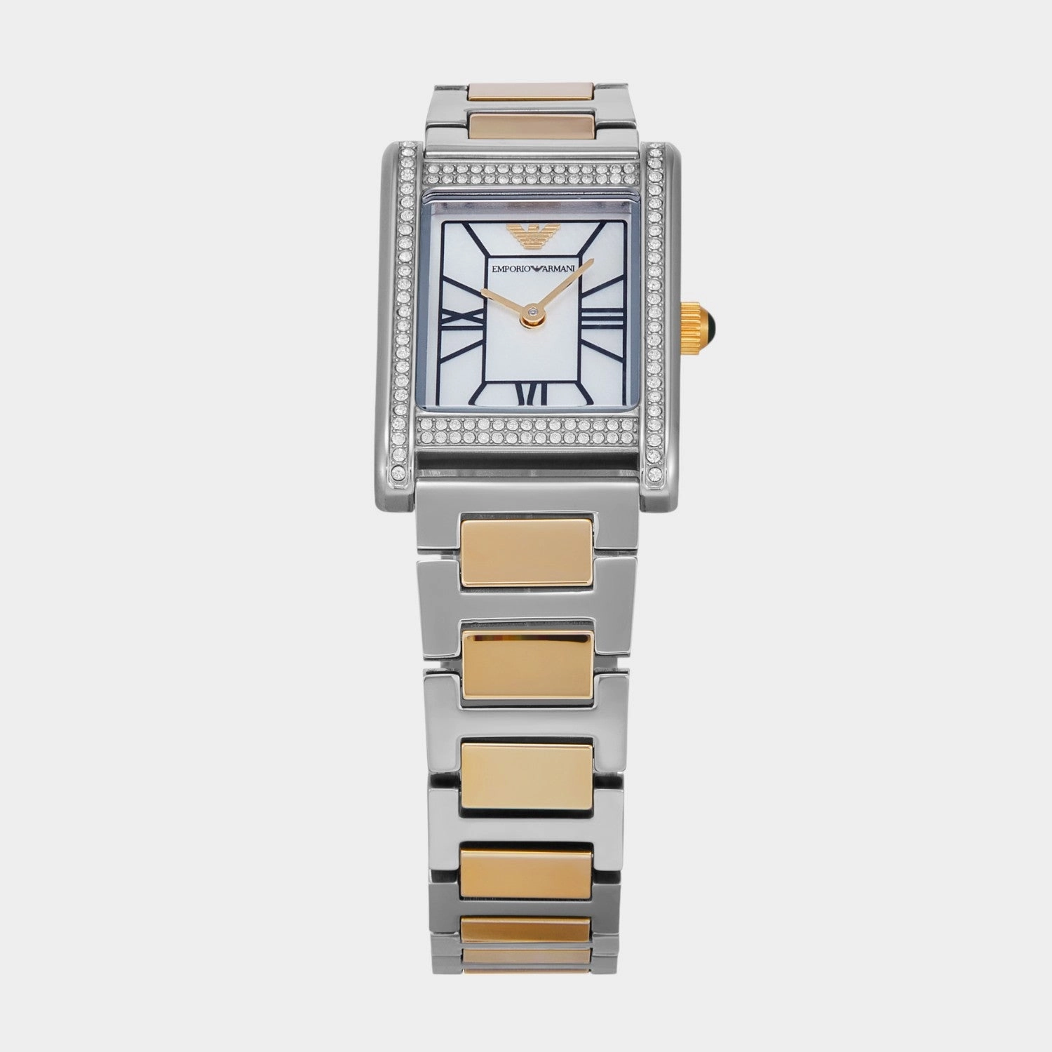 Women Quartz Mother Of Pearl Dial Analog Stainless Steel Watch AR11642