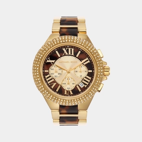 Women Quartz Multi-Colour Dial Chronograph Stainless Steel Watch MK7269