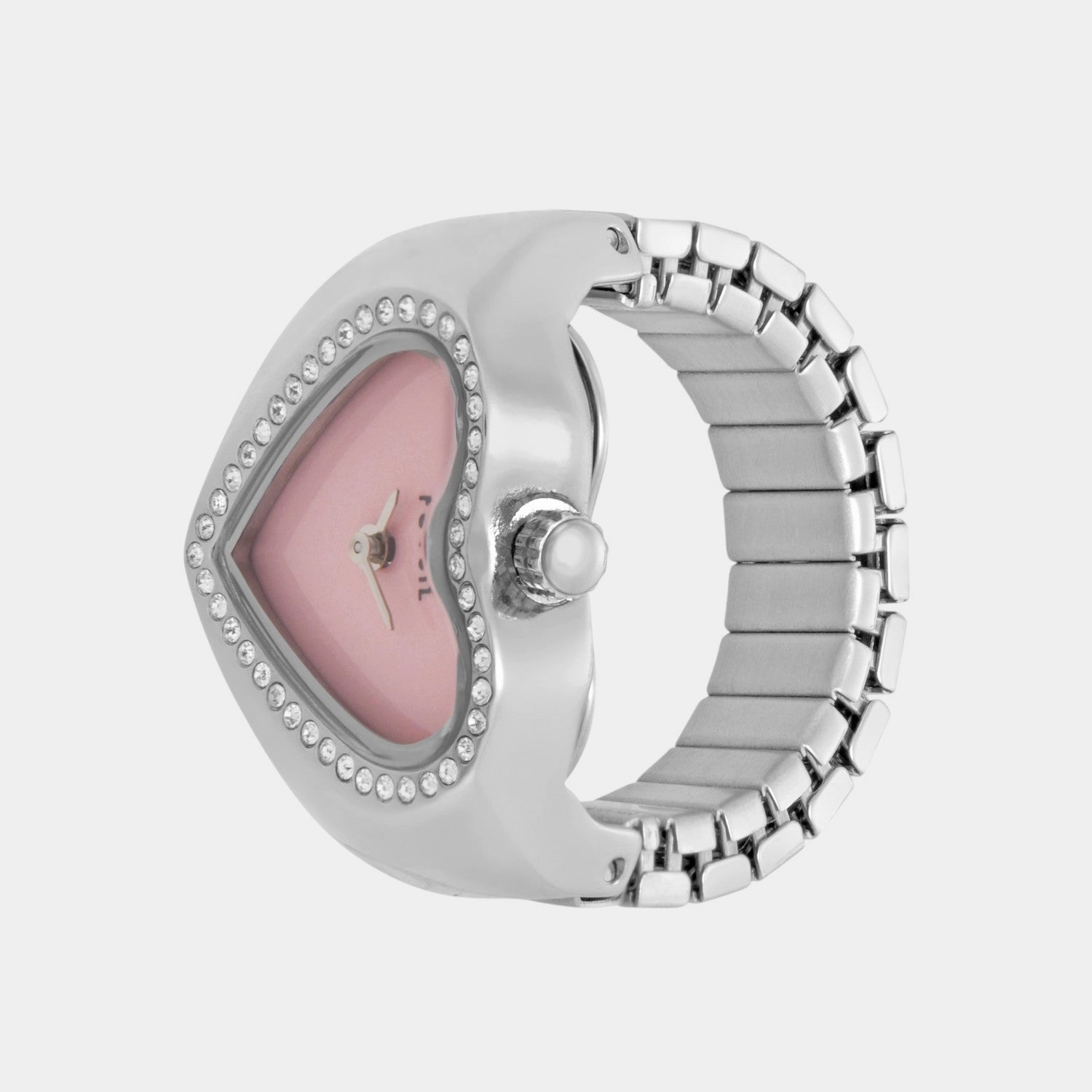 Women Quartz Pink Dial Analog Stainless Steel Watch ES5408