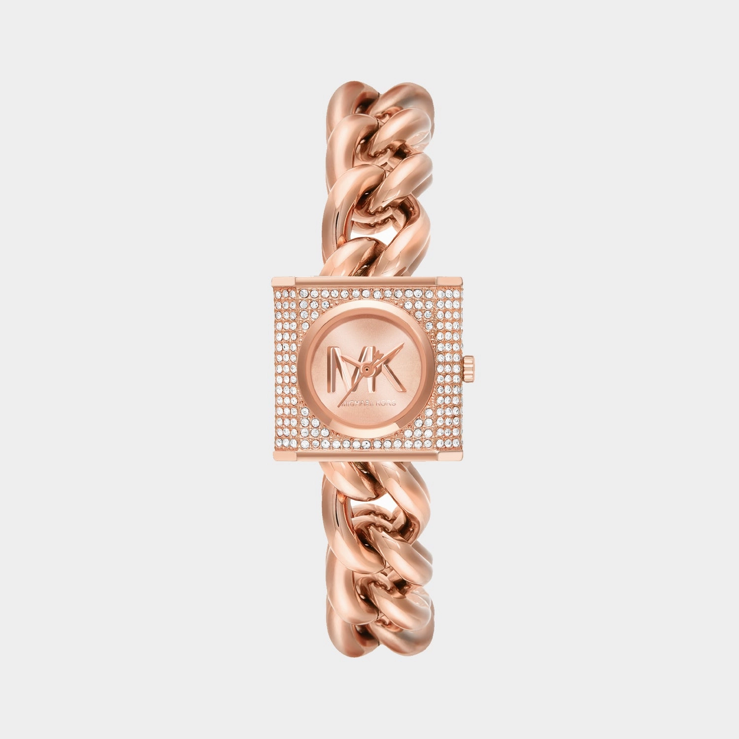 Women Quartz Rose Gold Dial Analog Stainless Steel Watch MK4827