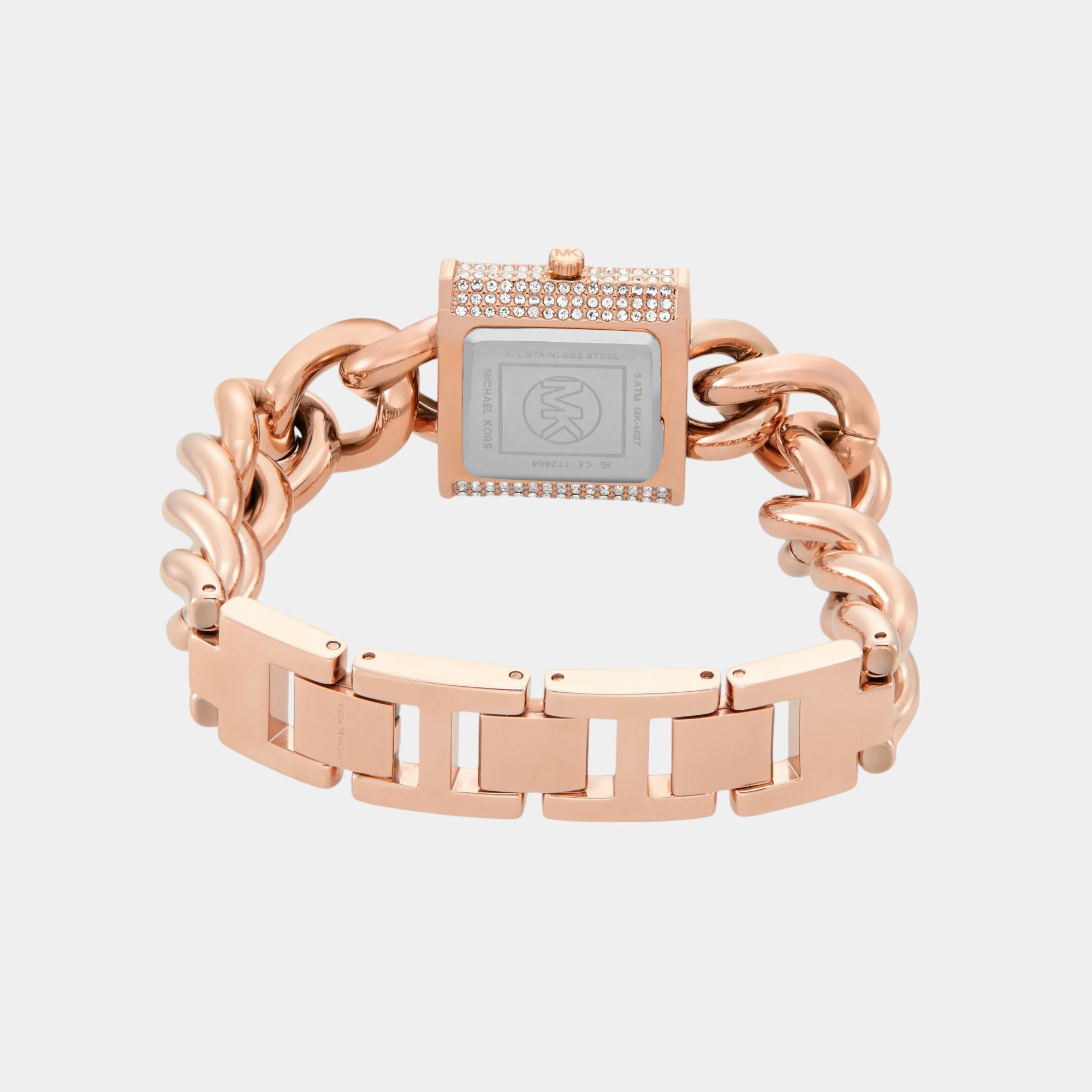 Women Quartz Rose Gold Dial Analog Stainless Steel Watch MK4827