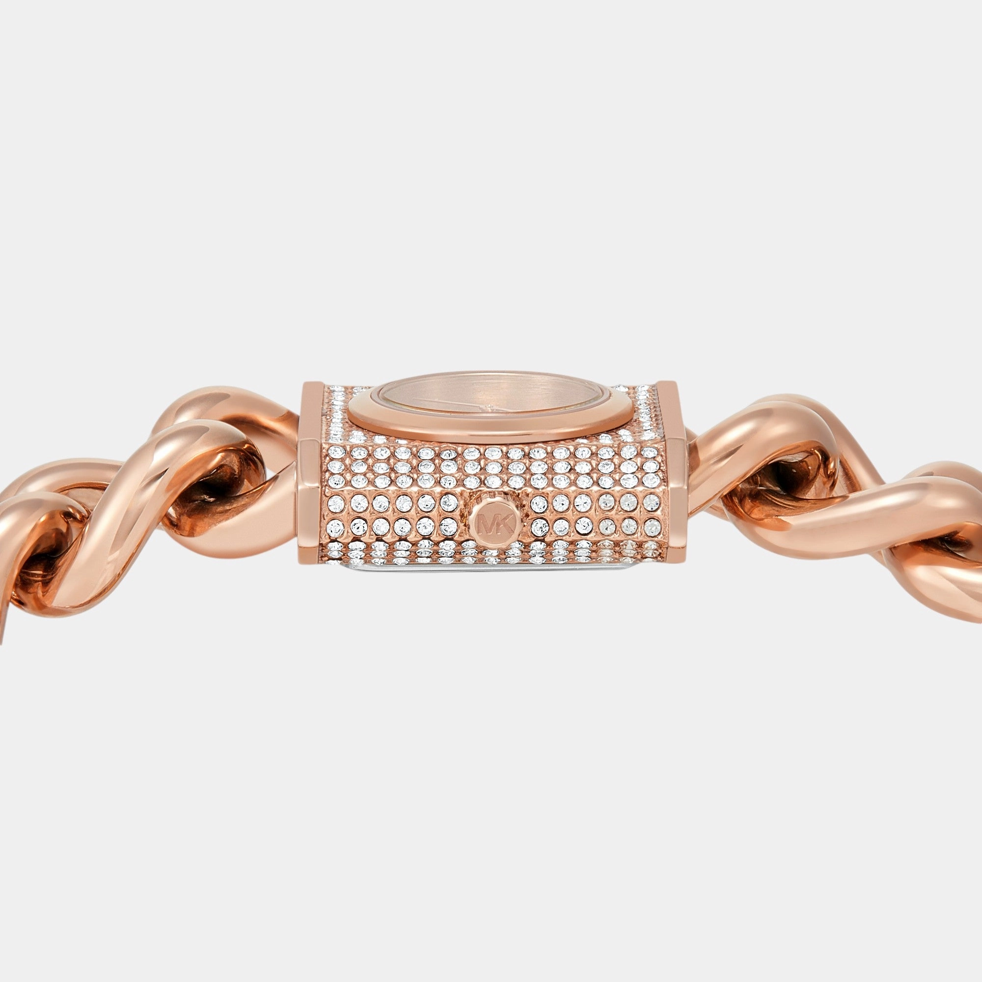 Women Quartz Rose Gold Dial Analog Stainless Steel Watch MK4827