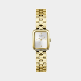 Women Quartz Silver Dial Analog Stainless Steel Watch GW0865L2