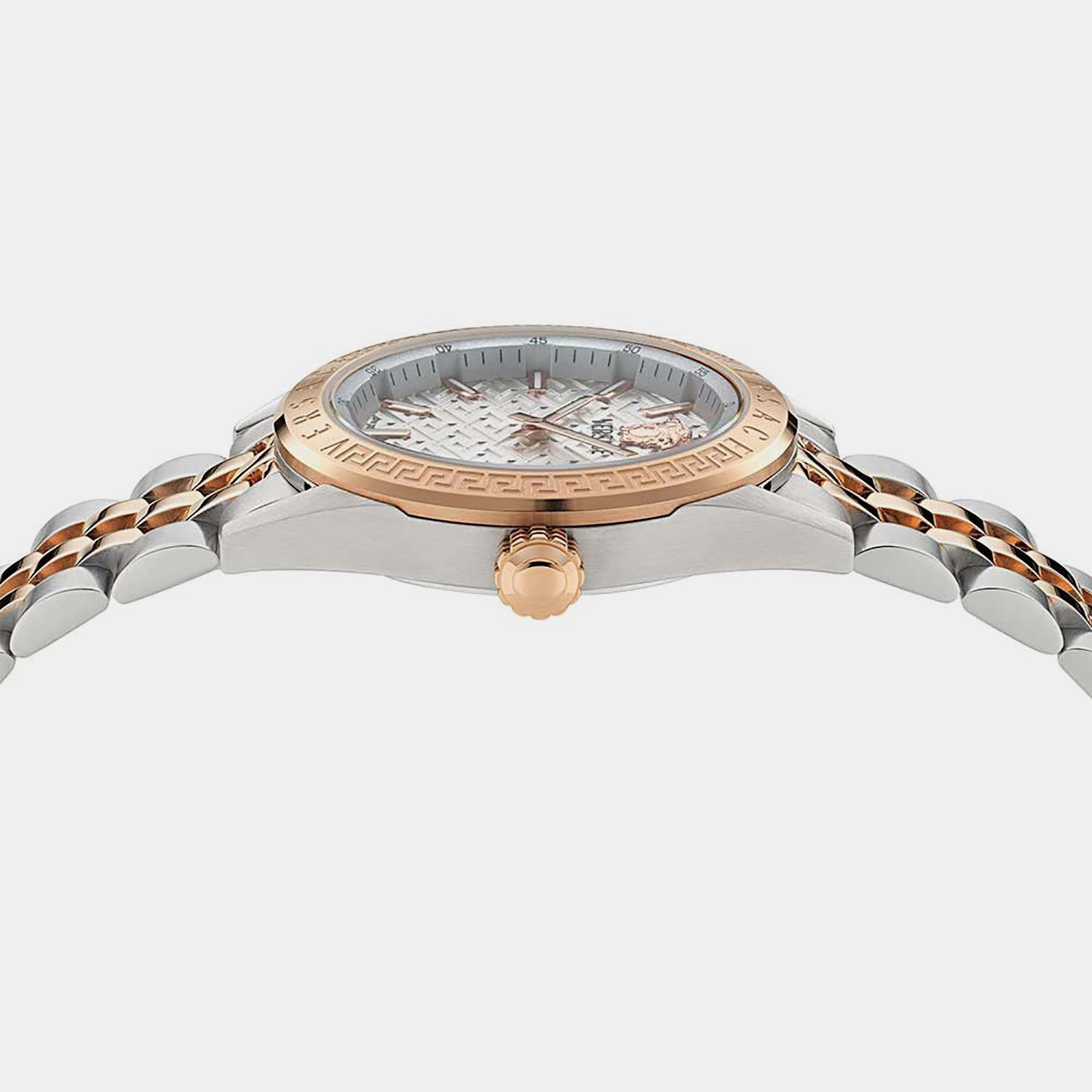 Women Quartz Silver Dial Analog Stainless Steel Watch VE8I00624