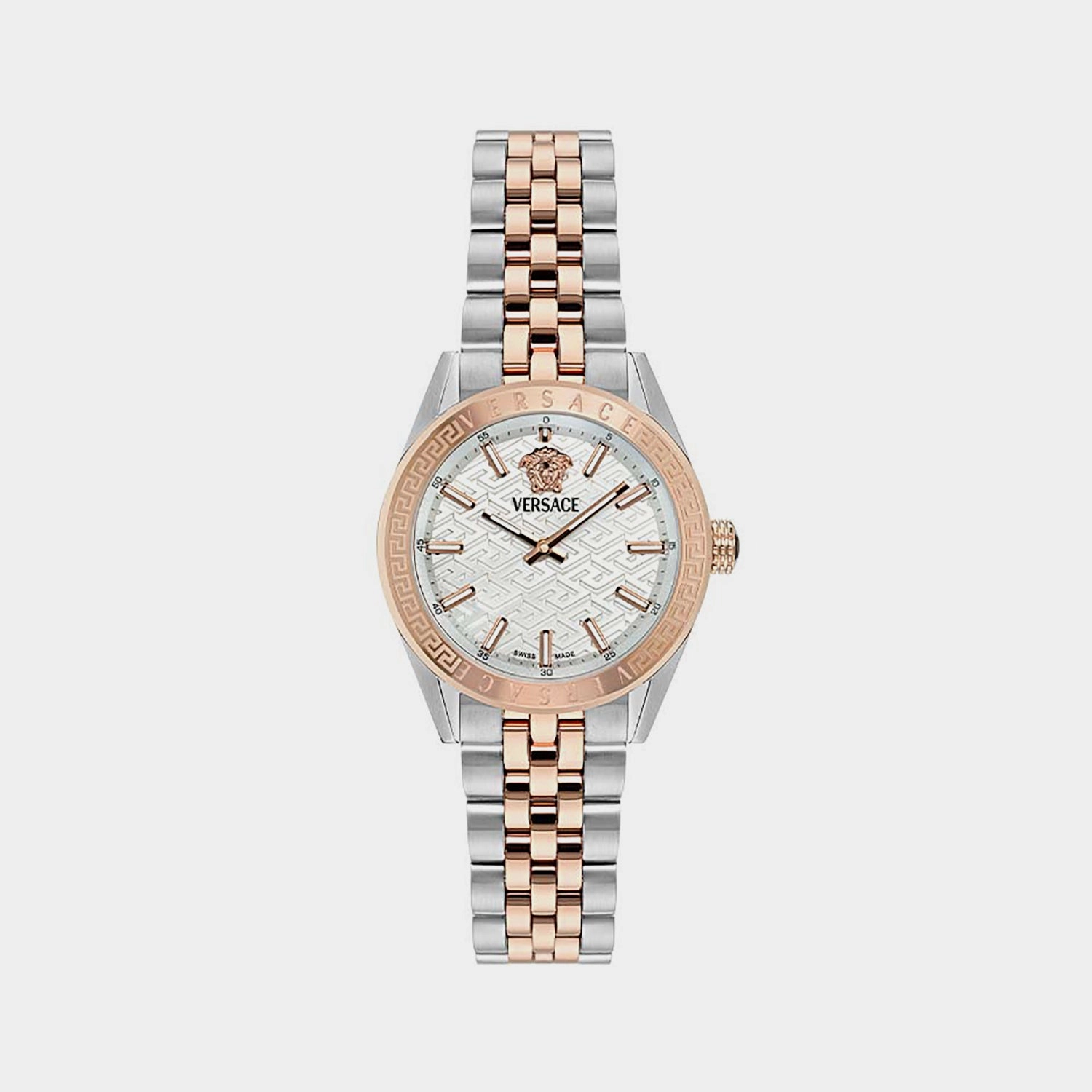 Women Quartz Silver Dial Analog Stainless Steel Watch VE8I00624