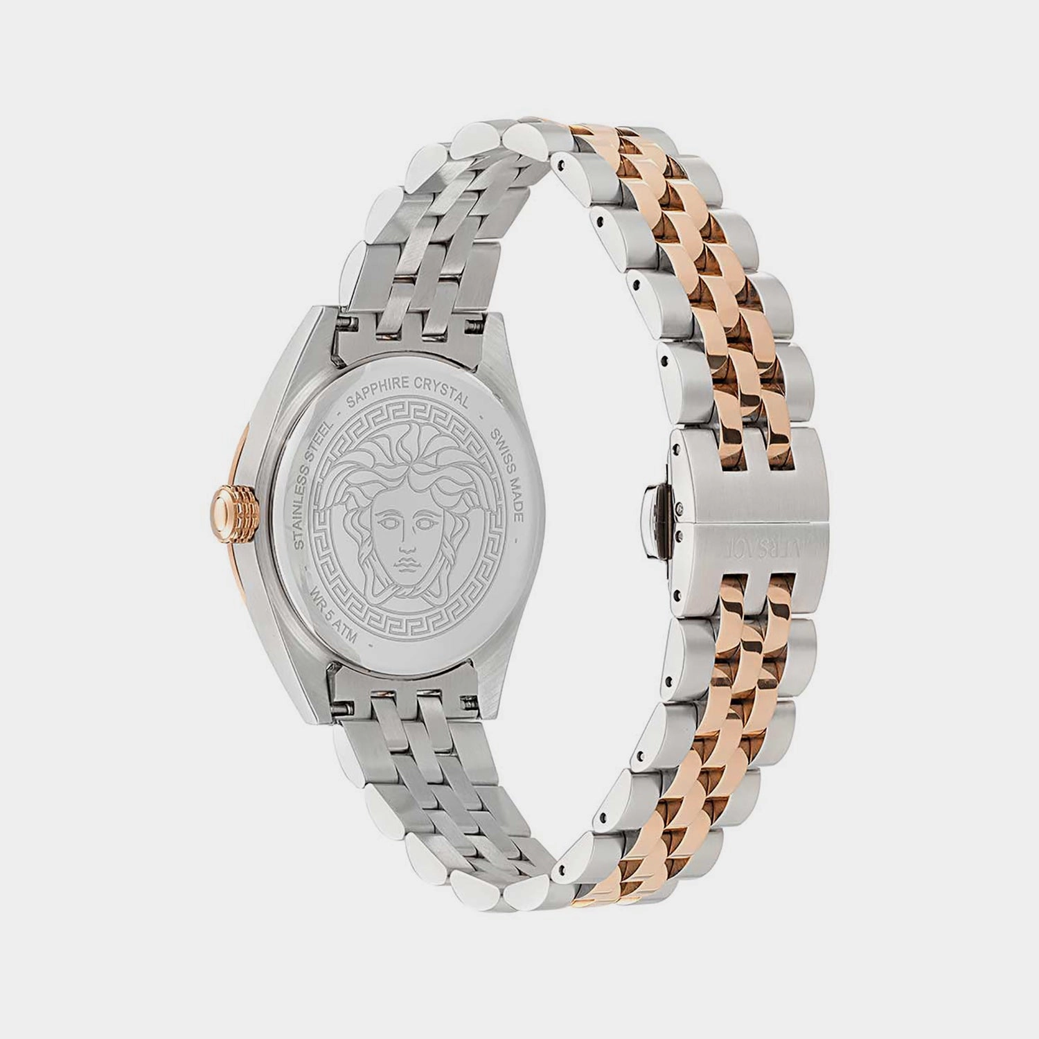 Women Quartz Silver Dial Analog Stainless Steel Watch VE8I00624