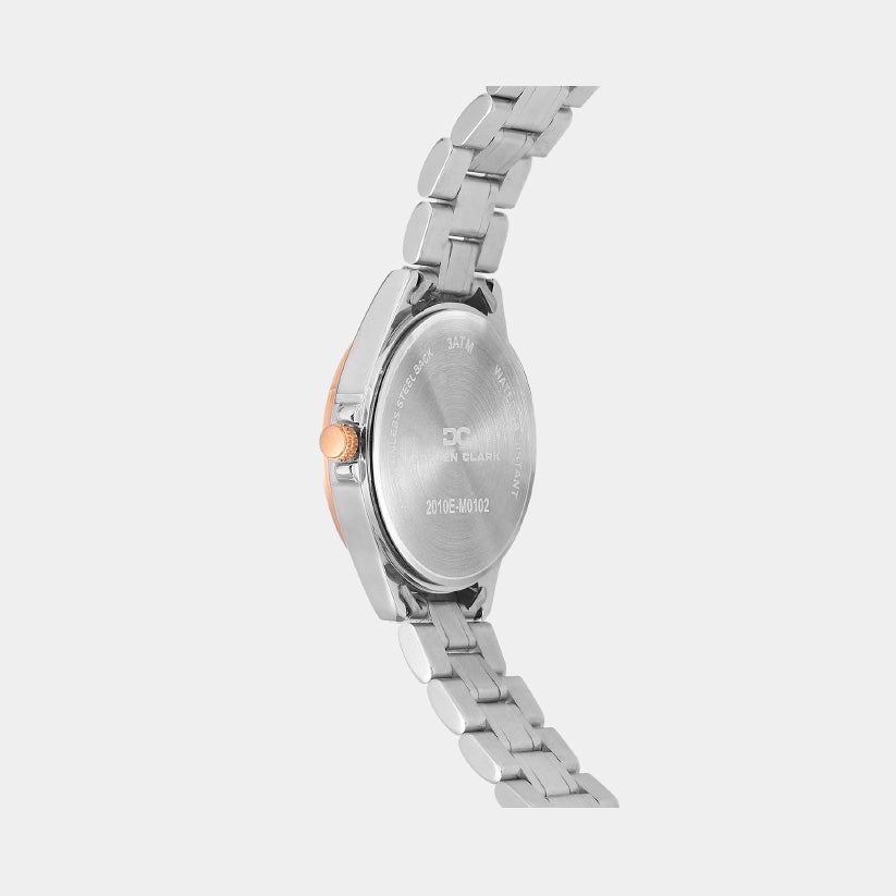 Women Quartz Silver Dial Multi-Function Metal Watch 2010E-M0102