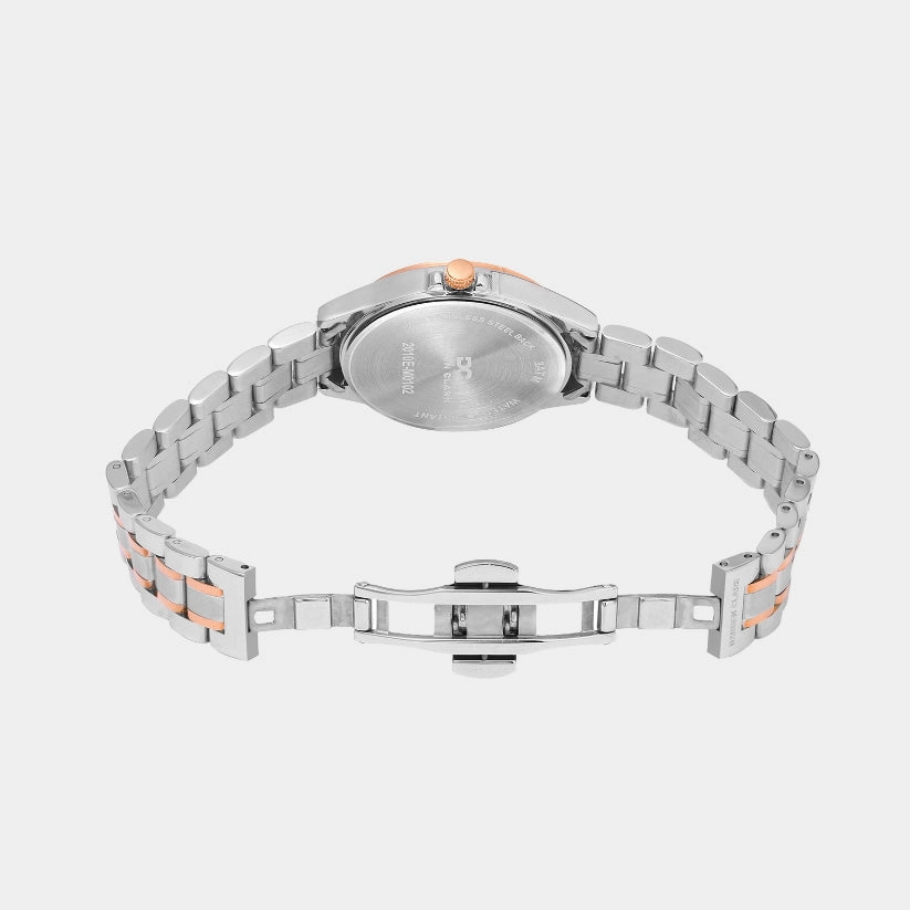 Women Quartz Silver Dial Multi-Function Metal Watch 2010E-M0102