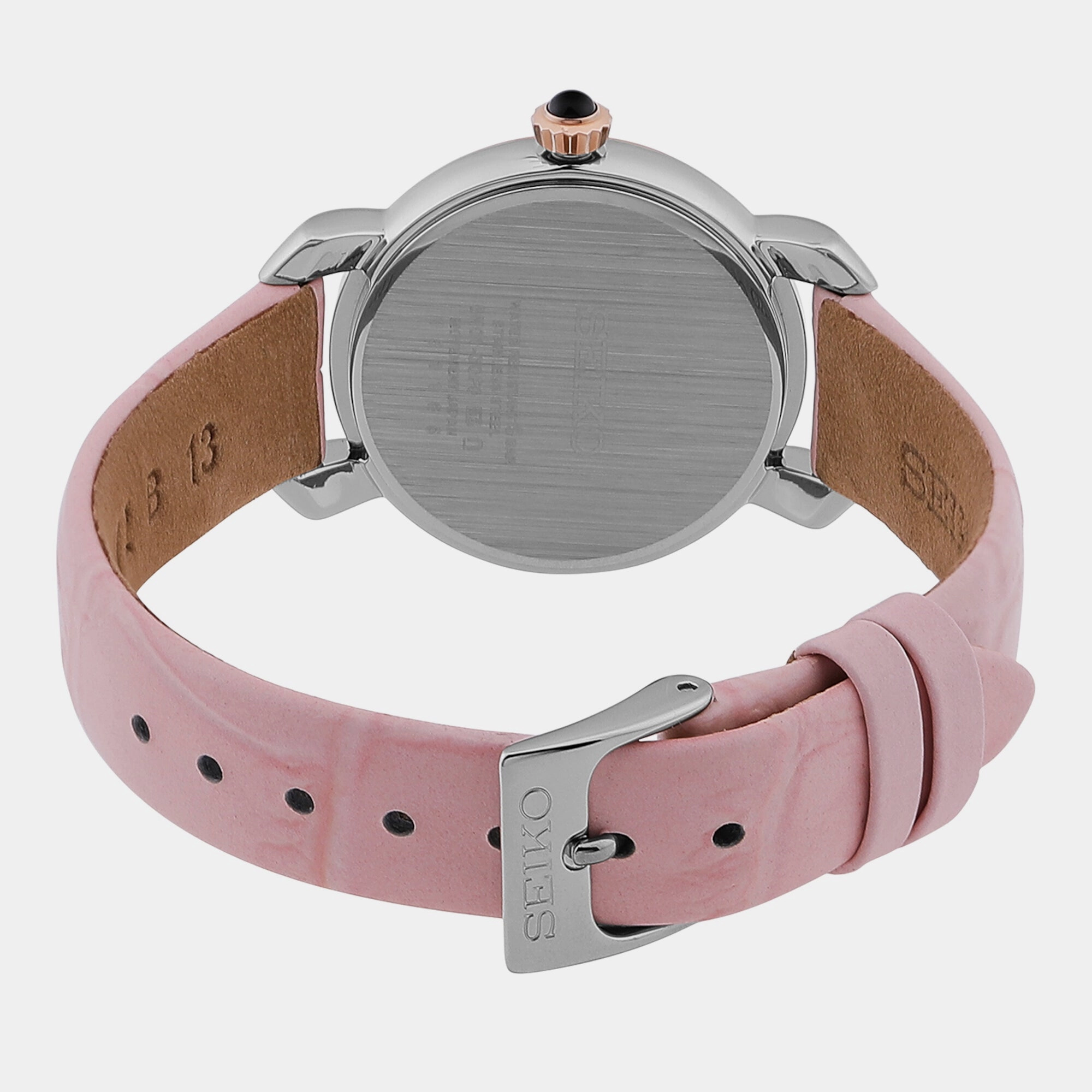Women Quartz White Dial Analog Leather Watch SUR628P2