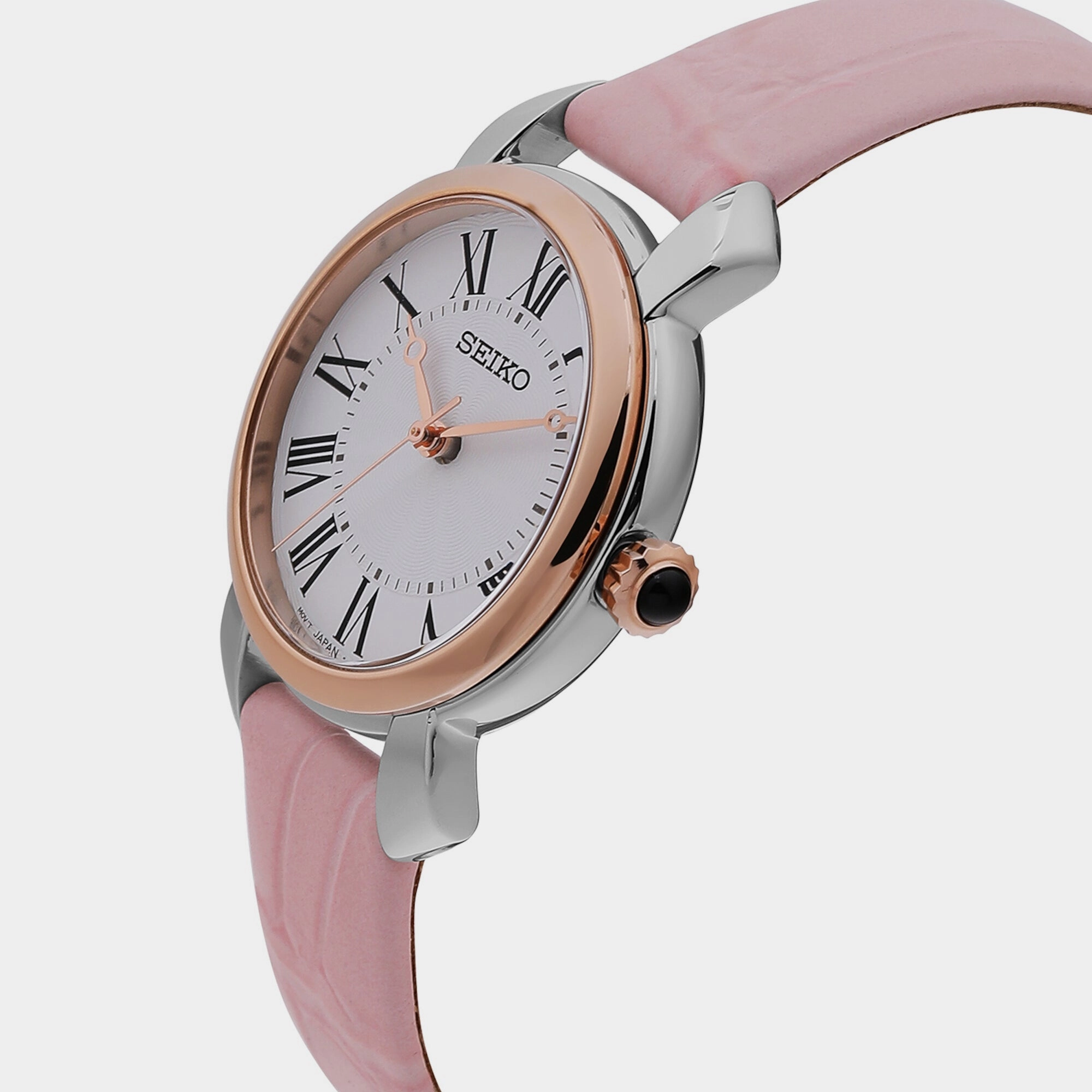 Women Quartz White Dial Analog Leather Watch SUR628P2