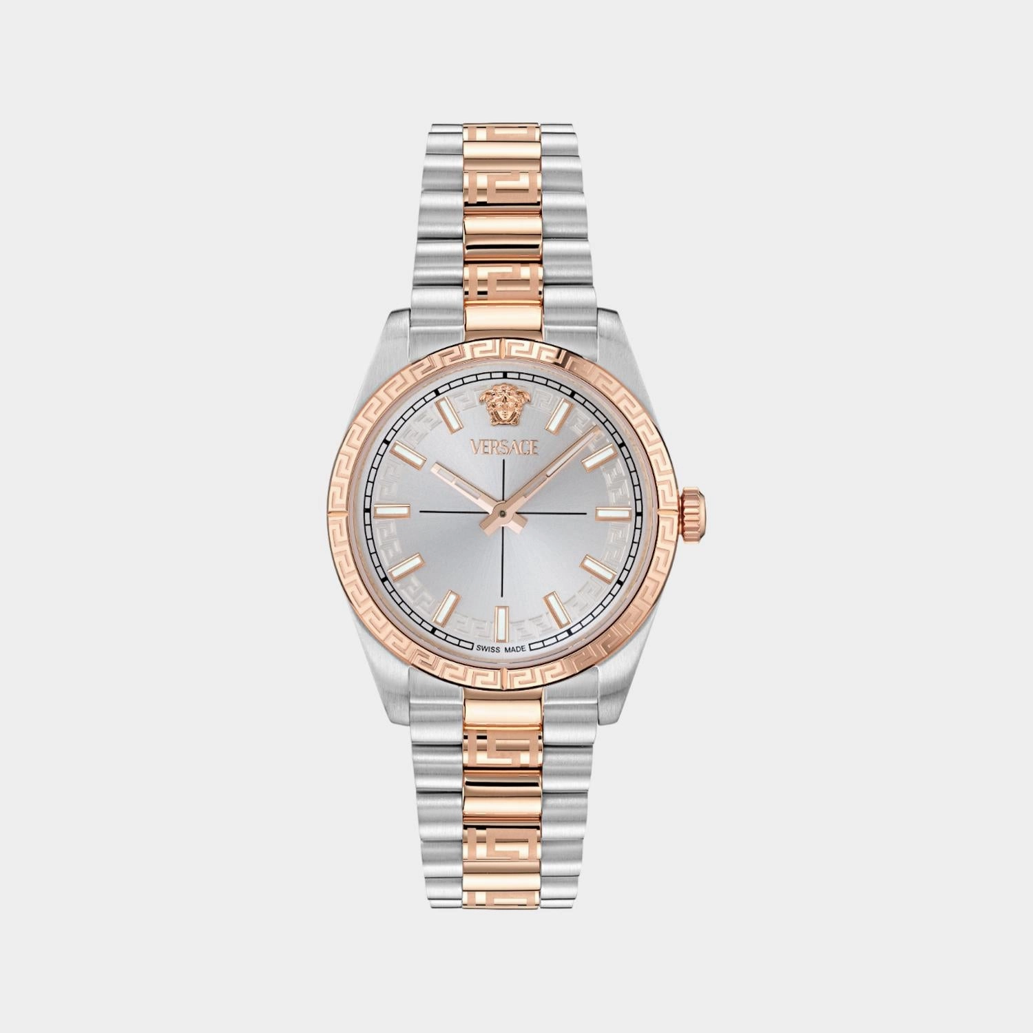 Women Quartz White Dial Analog Stainless Steel Watch VE0E00525
