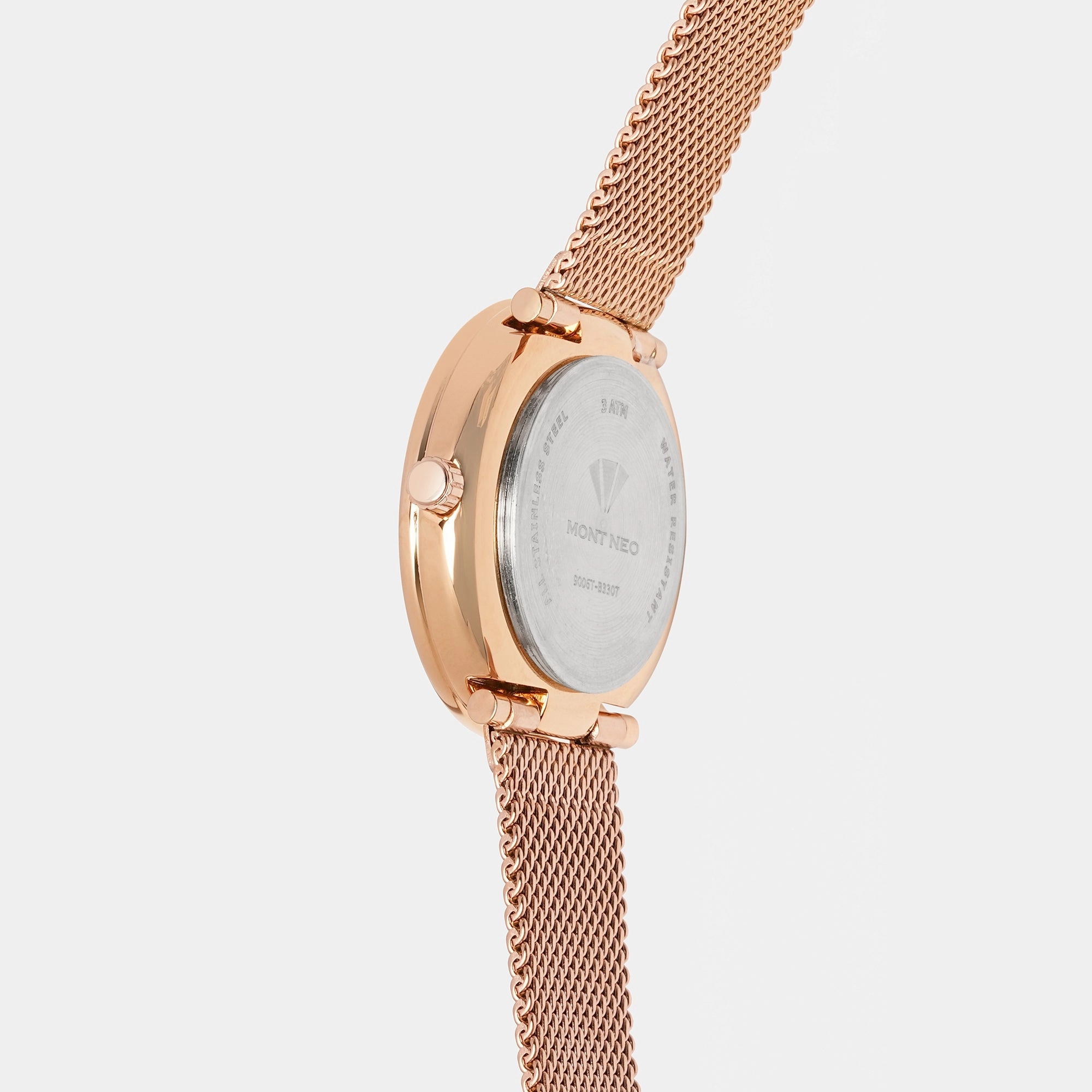 Women Rose Analog Stainless Steel Watch 9006T-B3307