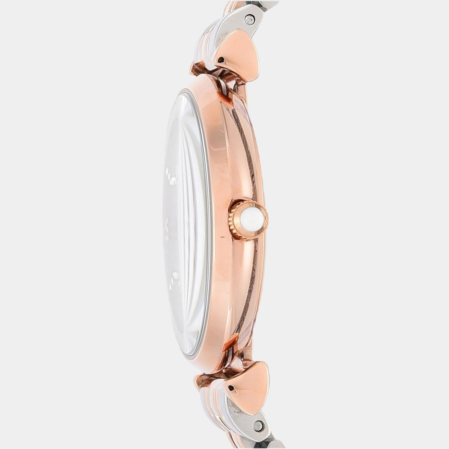 Women's Beige Analog Stainless Steel Watch AR1840