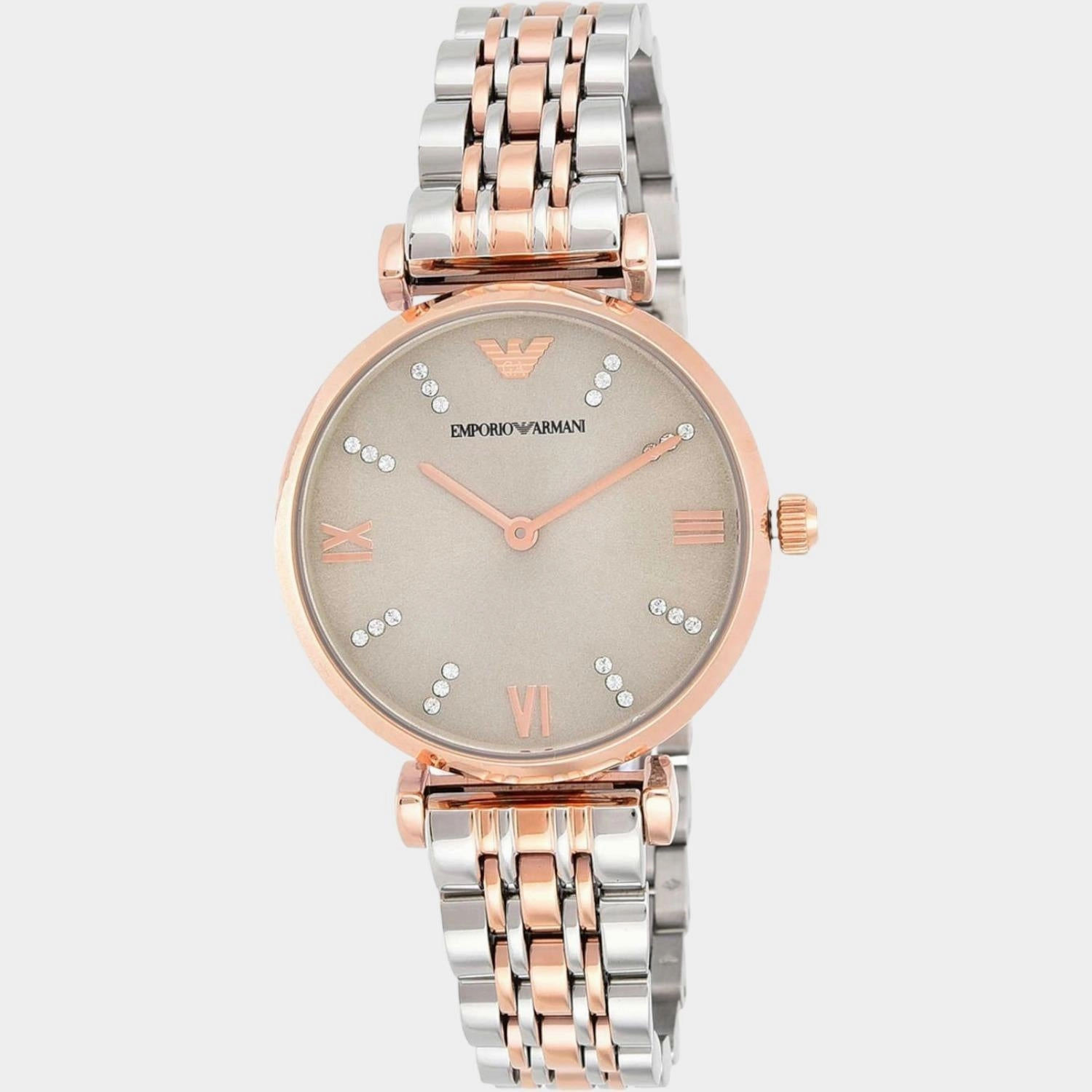 Women's Beige Analog Stainless Steel Watch AR1840