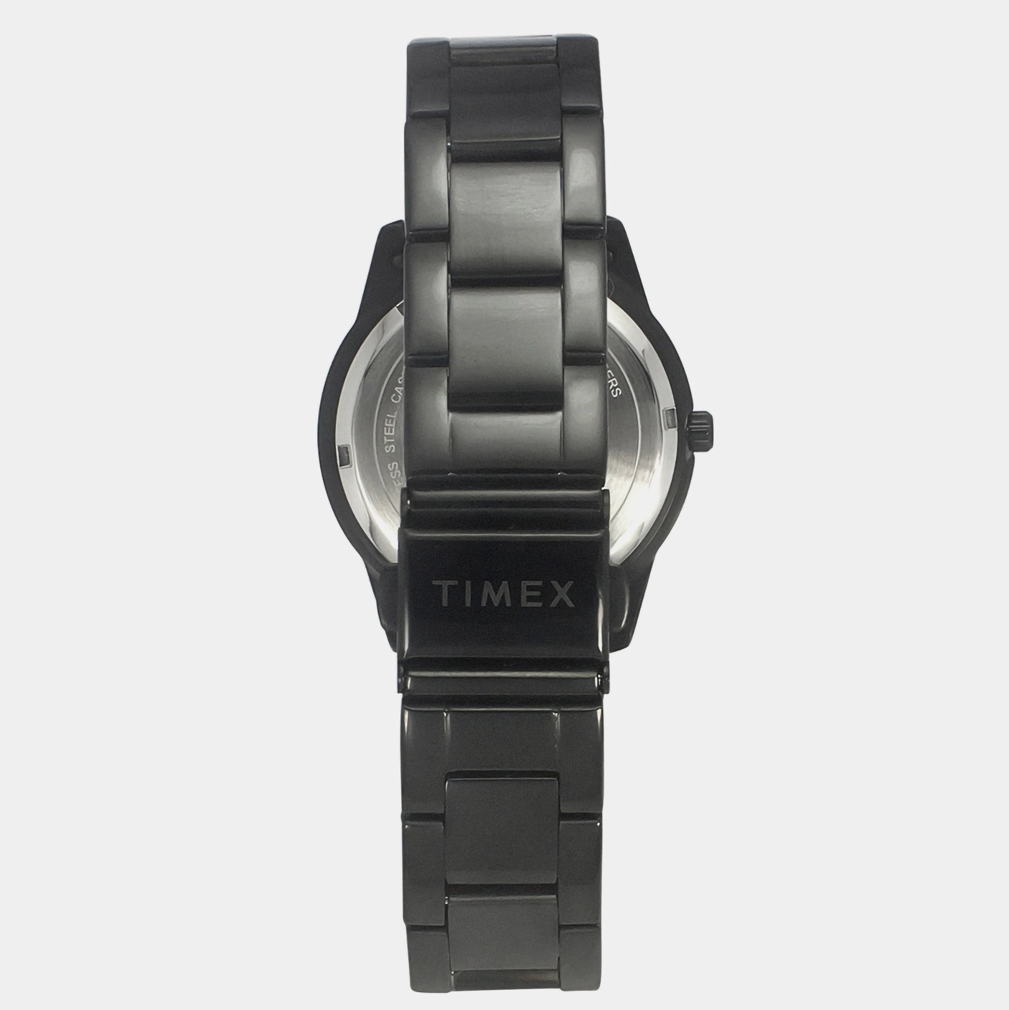 Women's Black Analog Stainless Steel Watch TWEL16804