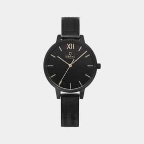 Women's Black Analog Stainless Steel Watch V209LXBBMB