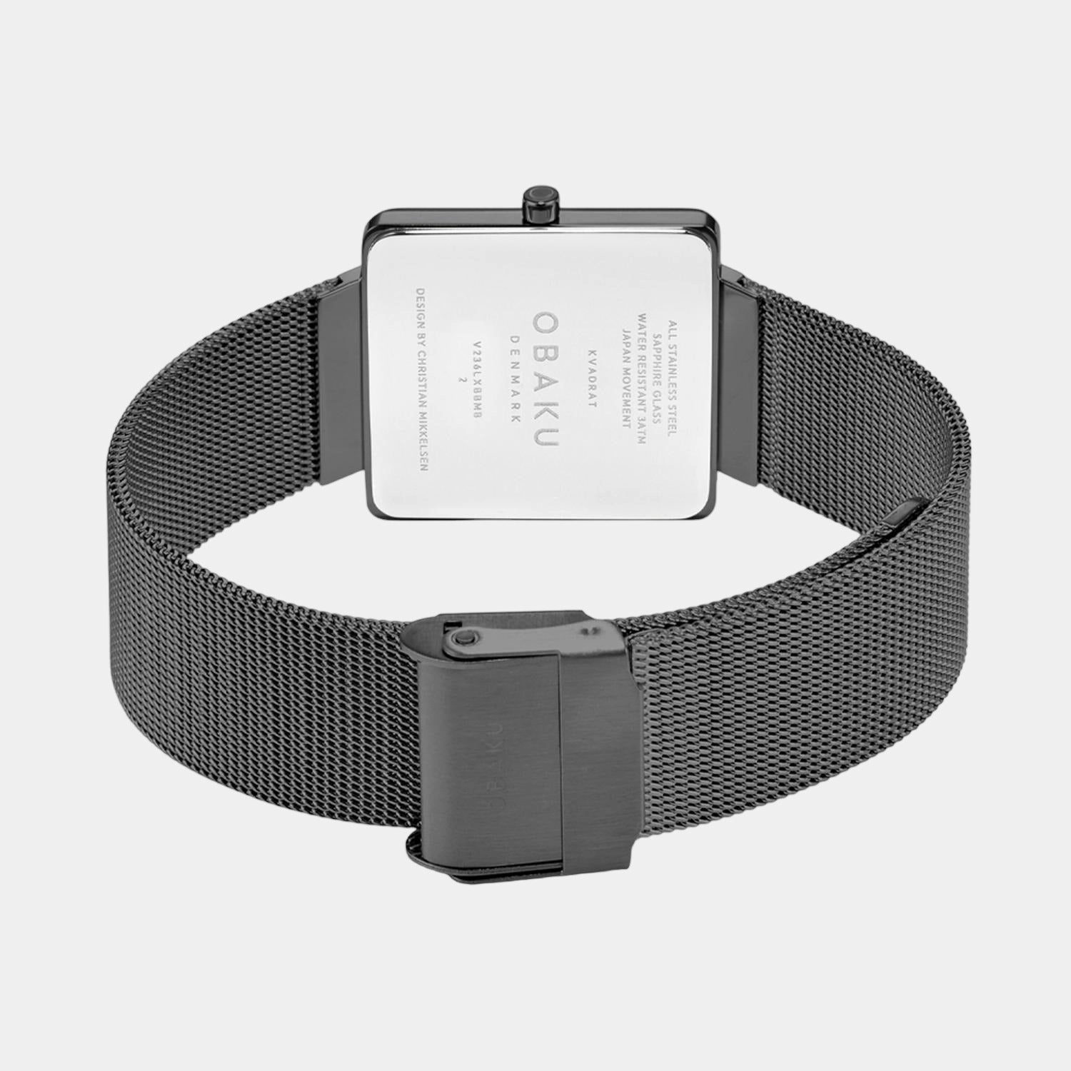 Women's Black Analog Stainless Steel Watch V236LXBBMB