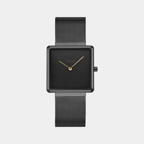 Women's Black Analog Stainless Steel Watch V236LXBBMB