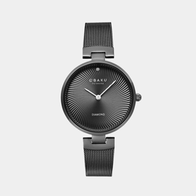 Women's Black Analog Stainless Steel Watch V256LXBBMB