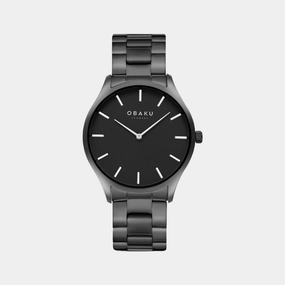 Women's Black Analog Stainless Steel Watch V260LXBBSB
