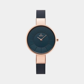 Women's Blue Analog Stainless Steel Watch V149LXVLML