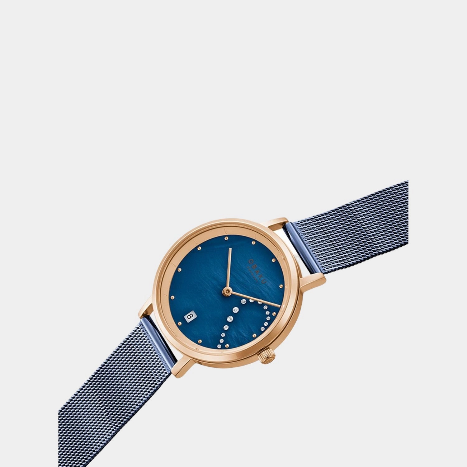Women's Blue Analog Stainless Steel Watch V248LHVLML