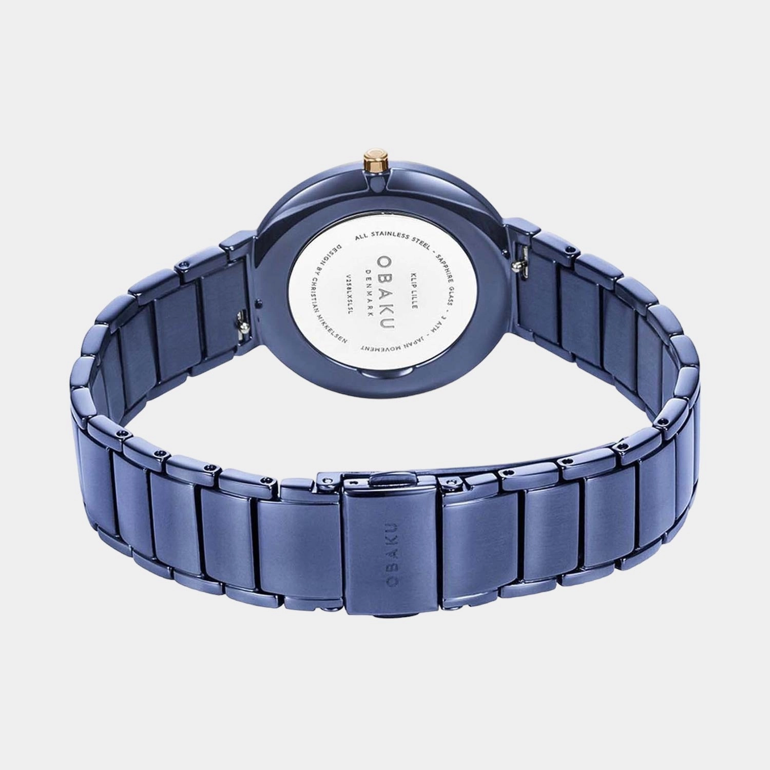 Women's Blue Analog Stainless Steel Watch V258LXSLSL
