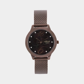 Women's Brown Analog Stainless Steel Watch TW022HL19