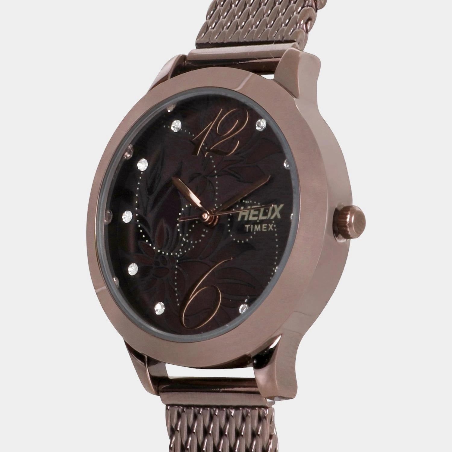 Women's Brown Analog Stainless Steel Watch TW022HL19
