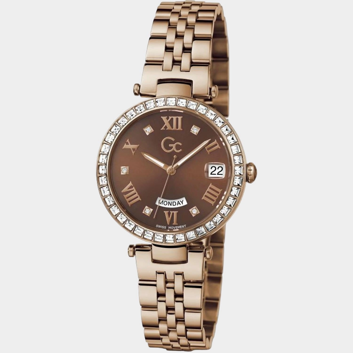 Women's Brown Analog Stainless Steel Watch Z01009L4MF