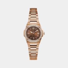 Women's Brown Analog Stainless Steel Watch Z12002L4MF