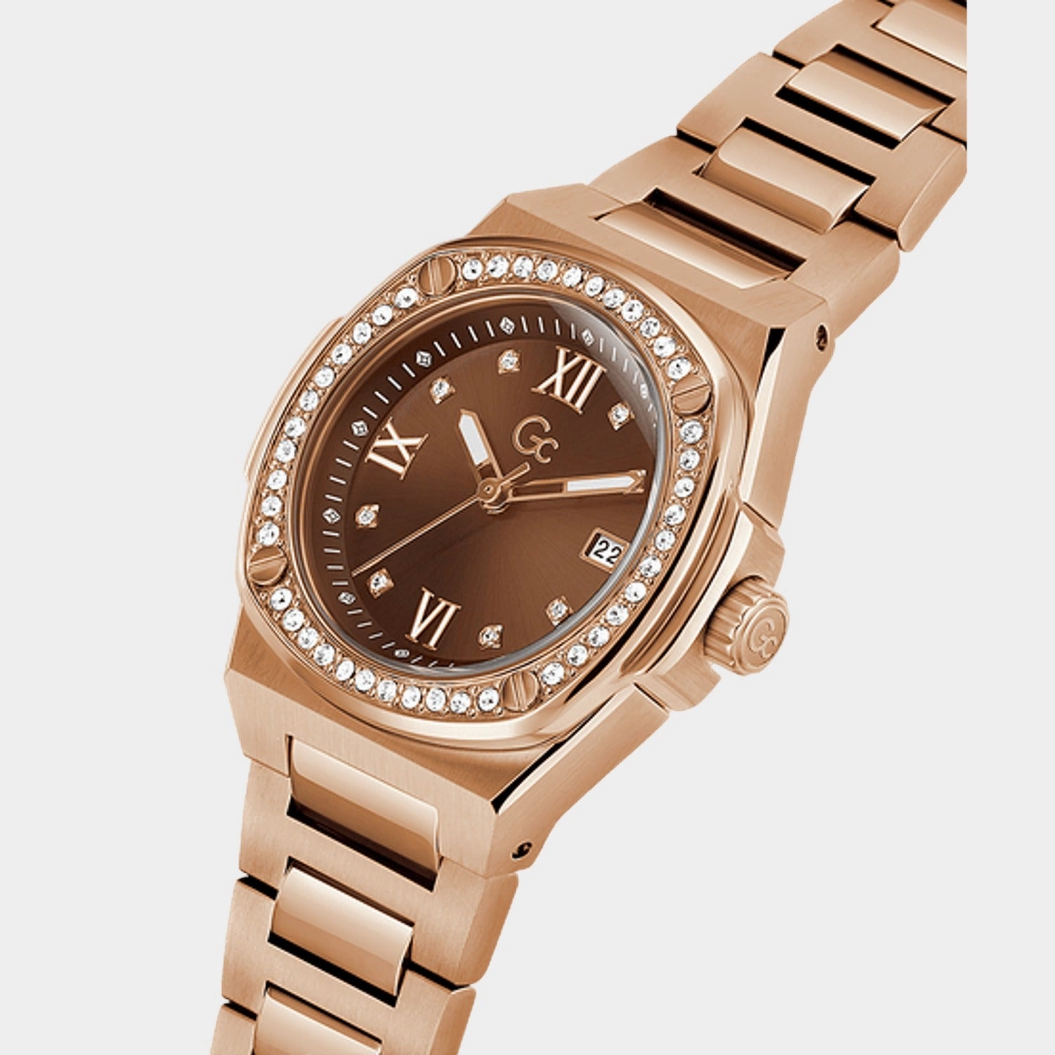 Women's Brown Analog Stainless Steel Watch Z12002L4MF