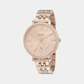 Women's Gold Analog Stainless Steel Watch ES3546I