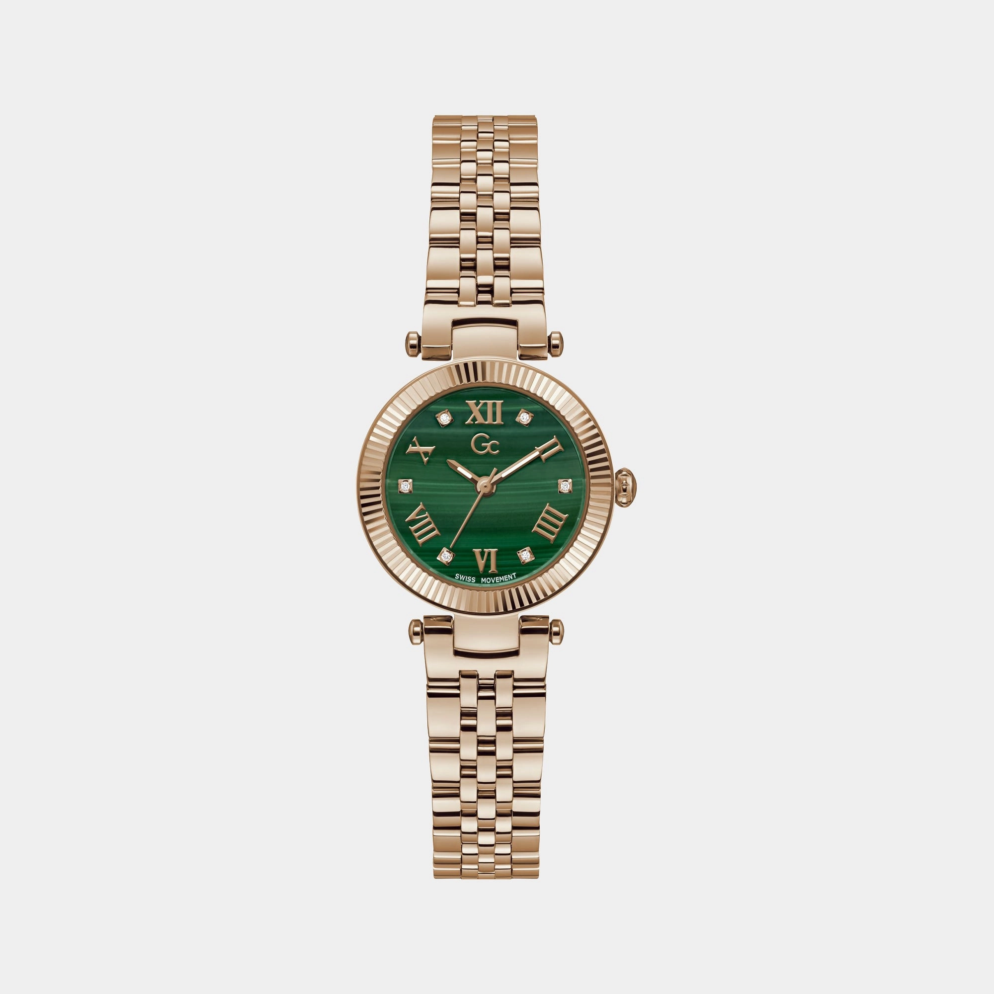 Women's Green Analog Stainless Steel Watch Z02006L9MF