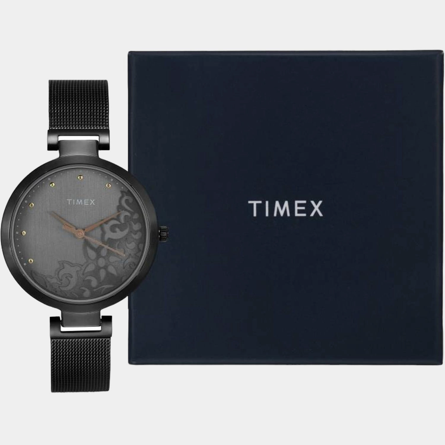 Women's Grey Analog Stainless Steel Watch TW000X221