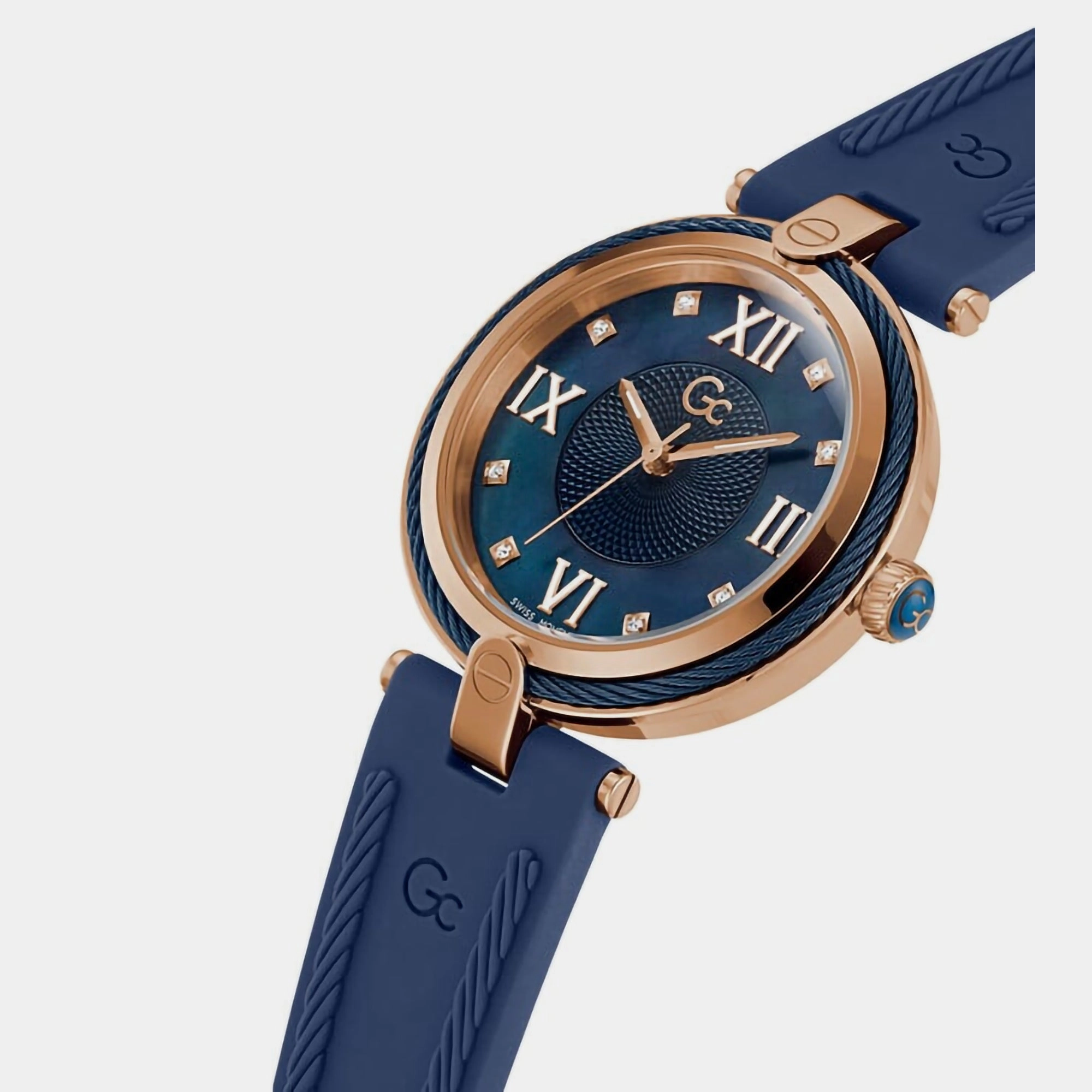 Women's Mother Of Pearl Analog Silicone Watch Z15004L7MF