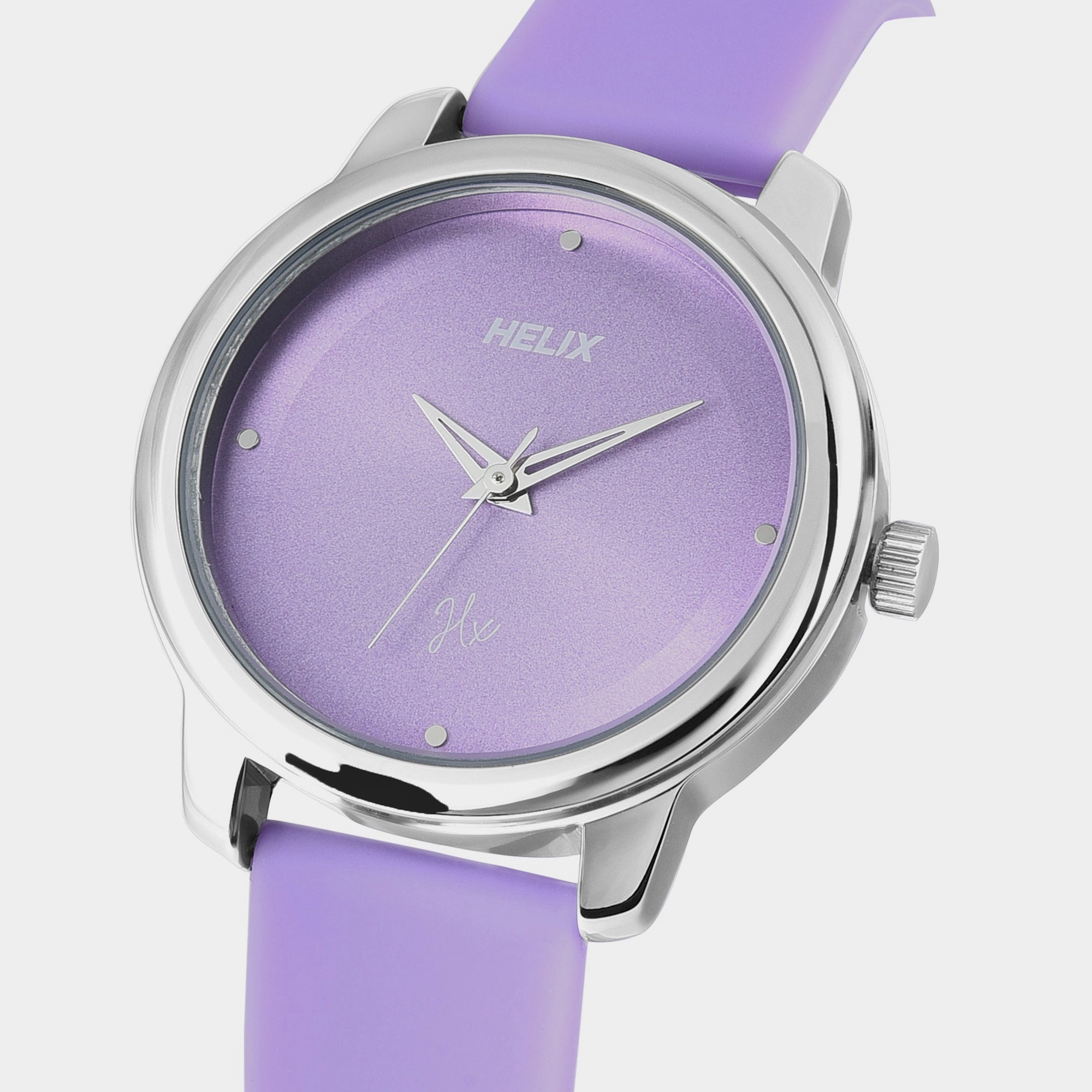 Women's Purple Analog Silicone Watch TW048HL15